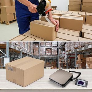 Hohe Genauigkeit 40kg Postversand waage Großes LCD-Display Dual-Netzteil 5 Einheiten Gewichts waage für Pakete OEM/ODM - Product Image 6