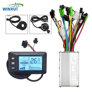 ชุดควบคุมมอเตอร์ไร้แปรงถ่านสำหรับจักรยานไฟฟ้า 24V 36V 48V 250W 350W รุ่น G51 พร้อมจอ LCD ชุดคันเร่ง PAS สำหรับจักรยานไฟฟ้าและสกู๊ตเตอร์ - Product Image 1
