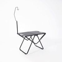 Tables d'extérieur de haute qualité, réglables en hauteur, en métal, pliables, portables, avec sac de rangement