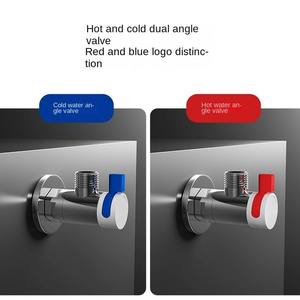 Vanne triangulaire en laiton de haute qualité <span class=keywords><strong>grand</strong></span> débit augmente le débit d'eau vanne de chauffe-eau à gaz épaissie universelle pour une utilisation en appartement - Product Image 2