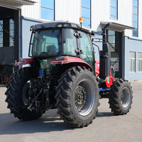 Nouveau Tracteur Agricole Moteur Euro 5 CE EPA 50CV 100CV 120CV Motoculteur Rotatif à Sarclage Tracteur à Quatre Roues à Vendre