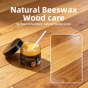 Cera Natural <span class=keywords><strong>de</strong></span> Abeja para Madera, Pulimento, Cera Lista para Usar, No Grasosa, Impermeable, Cuidado <span class=keywords><strong>de</strong></span> Pisos, <span class=keywords><strong>Muebles</strong></span> y Gabinetes - Product Image 2