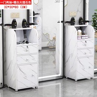 Armoire à outils de barbier la plus populaire, armoire de rangement multifonctionnelle pour salon de coiffure et salon de beauté Kelly