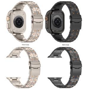 Correa de Reloj Upro Premium de Titanio para Apple Watch Ultra 2 49mm Series 10 9 8 7 SE, Correa Resistente Estilo Mecha de 45mm 42mm, Brazalete de Eslabones - Product Image 6