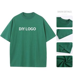 เสื้อยืดคอกลมยูนิเซ็กส์สไตล์เรโทรแนวสตรีท ผ้าเดนิมวินเทจ 230GSM แขนสั้น ทรงโอเวอร์ไซส์ แต่งดีเทลขาดๆ แบบลำลอง - Product Image 2