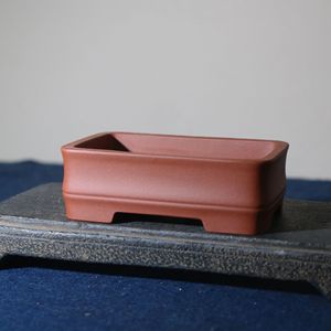 Maceta Rectangular para Bonsái Zisha, Arcilla Fina de Yixing, Estilo Chino Clásico, Hecha a Mano - Product Image 4