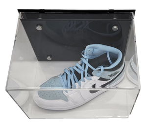 Cá nhân handmade Acrylic SNEAKER/cao-top/giày hiển thị trường hợp-uv bảo vệ <span class=keywords><strong>memorabilia</strong></span> hộp lưu trữ - Product Image 6