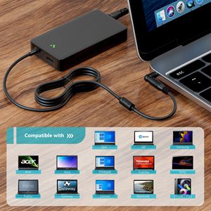 Cargador de corriente universal para portátil, adaptador de corriente de CA de 90W, 15-20V para HP, Dell, Acer, Asus, Lenovo, Toshiba, Fujitsu, Samsung, Sony, IBM, fuente de alimentación - Product Image 4