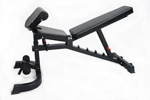 Bangku yang dapat disesuaikan untuk latihan kebugaran angkat berat badan peralatan Gym penurunan miring - Product Image 3