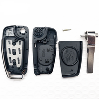 Coque de remplacement pour clé de voiture, télécommande pliable à 3 boutons, compatible avec les modèles Audi A2 A3 A4 A6 A6L A8 Q7 TT