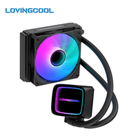LOVINGCOOL Source Factory 120/240/360mm ARGB Refroidisseur de processeur liquide tout-en-un Kit de refroidissement par eau pour Intel LGA 1700 1200 115X AMD AM4