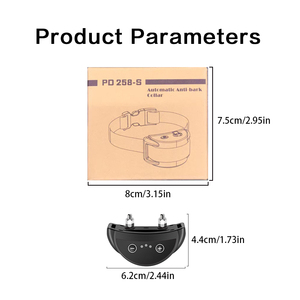 <span class=keywords><strong>Collar</strong></span> de Adiestramiento para Perros de Nailon Ajustable Grande, Recargable, Inteligente, con Tecnología Antiladridos, Control de Vibración y Electricidad Estática - Product Image 5