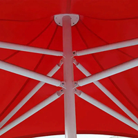 Parasols à structure en membrane tendue pour architecture textile, tentes en forme de cloche, parasols d'extérieur