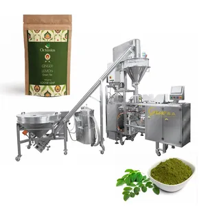 Top Y Automatic Zipper Doypack Green Tea Powder Packaging Packing Machines With Auger Filler