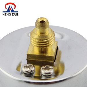 2026 HENGZAN 63mm Paslanmaz Çelik Hidrolik Gliserin Yağlı <span class=keywords><strong>Bourdon</strong></span> Tüp Basınç Göstergesi Arka Montaj Flanşı 0-100MPa Aralığı - Product Image 4