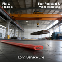 Câble plat flexible YFFB de haute qualité, câble de traînage robuste pour grue, palan et équipement de levage