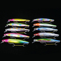 Leurres de pêche en tungstène pour la pêche en rivière lac mer 21g 120mm UV lumineux