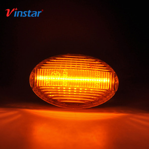 Vinstar – lentille transparente Emark DOT SAE, feu clignotant latéral à LED pour <span class=keywords><strong>Smart</strong></span> pour Fortwo W450 City-Coupe/Cabrio/brabby - Product Image 2