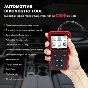 Strumento diagnostico Scanner Auto OBD2 professionale Auto <span class=keywords><strong>OBD</strong></span> II controllare il lettore di codici di guasto del motore - Product Image 2