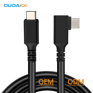 ส่วนต่อขยาย USB-C 32FT 90องศา10เมตรพร้อมสายเครื่องขยายสัญญาณ5Gbps USB 3.2 Gen 1มีอัตราคงที่และไม่มี<span class=keywords><strong>สาย</strong></span>เคเบิลข้อมูลข้อศอกแฝง - Product Image 1