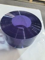 Rideau PVC antistatique flexible anti-âge, épaisseur 2-4 mm, largeur 200-400 mm, 50 m MOQ, 300 m de longueur pour cloison de salle blanche