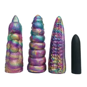 2024 mới tự động dildo lesbian hậu môn cắm dildo massage Silicone dildo Vibrator cho phụ nữ quan hệ tình dục đồ chơi