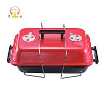 Grill à charbon jetable de style coréen moderne avec plateau en acier et design pliable