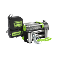 Treuil électrique 12V/24V 13000LBS avec moteur en cuivre pur, câble en acier, télécommande sans fil, pour utilisation hors route