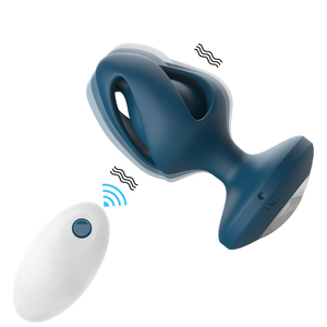 USB Charging Wireless Anal Plug Silicone Waterproof Adult Sex Toy - Product Image 3