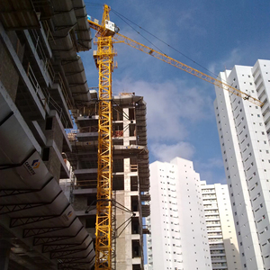 Grue à tour <span class=keywords><strong>Topit</strong></span> 12T 60M pour la construction QTZ160-HS6024 avec moteur, boîte de vitesses et roulement à haute efficacité - Product Image 1