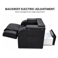 Chaise de pédicure sans plomberie avec cuvette intégrée, équipement de spa pour ongles, fauteuils et bassin de pédicure, vente en gros
