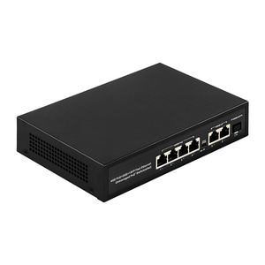 Conmutador Poe de 4 puertos Gigabit Poe Af/AT 65W para sistemas Cctv - Product Image 2