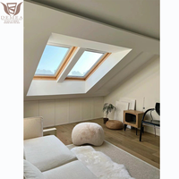 DEMEA Puits de lumière fixe à cadre moderne en aluminium avec protection UV en option pour les espaces de balcon lumineux Fenêtre de toit électrique