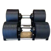 EN STOCK équipement de Fitness ensemble de poids de gymnastique haltère réglable pour la musculation haltère personnalisé réglable