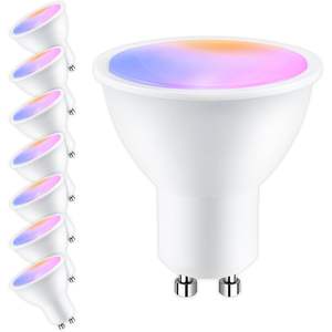 Lampadina LED Antela 5W con Controllo WiFi e App, Dimmerabile RGB CCT 2700K-6500K, Compatibile con Alexa e Google Home, Set da 8 Pezzi - Product Image 2