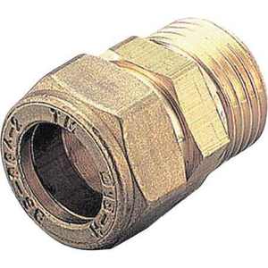 12X1/2อุปกรณ์สำหรับผู้ชายแบบตรงพร้อมผลิตภัณฑ์หมุนแหวนทองเหลือง - Product Image 1