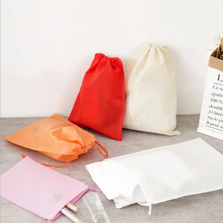 गर्म बिक्री पर्यावरण के अनुकूल पुन: प्रयोज्य गैर बुना विरोधी धूल Drawstring बैग गैर बुना थैली