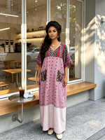 Nouvelle Robe Kanga Africaine Imprimée Décontractée et Ample pour Femme, Grande Taille, Style Ethnique, Motif Diamant, Idéale pour les Fêtes, Collection Été, Robuste et Disponible en Stock