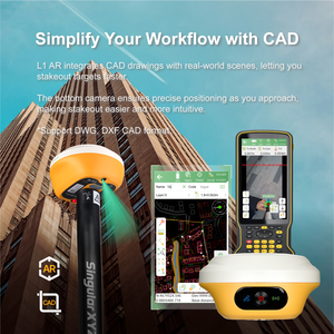 Récepteur GNSS RTK SingularXYZ L1 AR avec précision centimétrique, repérage AR, 1408 canaux, pour la topographie, la construction et la cartographie - Product Image 6