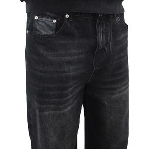 Fabricant de denim, jeans en denim japonais sur mesure, denim lourd 14-16oz, jeans baggy pour hommes, nouveaux jeans noirs de créateur pour hommes - Product Image 3