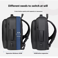 Sac à dos promotionnel multifonctionnel pour ordinateur de bureau Nouveau cuir imperméable avec port de charge extensible
