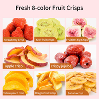 Gemengde fruitchips mango vijg aardbei vers gedroogd zoet tussendoortje gevriesdroogd voedzaam groen fruit zonder kleurstoffen bulk