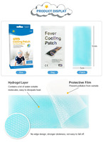 Corée soins à domicile antipyrétique plâtre compresses froides tête tampons froids bébé enfants front fièvre rafraîchissant Gel Patch