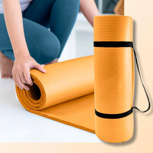 EIGFOH Tapete de Yoga Ecológico de NBR Antideslizante de 10 mm de Grosor con Bolsa de Transporte y Diseño Plegable para Pilates y Yoga, de Principiante a Avanzado - Product Image 5