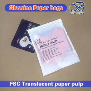 Eco-Friendly, 100% Recyclable Glassine Paper Bags for Clothing - Ideal for Retail / Gifts - Factory Wholesale Competitive Prices