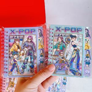 Carnet <span class=keywords><strong>de</strong></span> notes spirale séparé par pages, motif dessin animé, pour étudiant, sans couverture, petit format, motif groupe <span class=keywords><strong>de</strong></span> chasseurs <span class=keywords><strong>de</strong></span> sorcières - Product Image 2