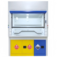 Hotte de laboratoire portable sans conduit avec système de filtration double HEPA et charbon actif, armoire de filtration chimique, hotte de laboratoire sans conduit