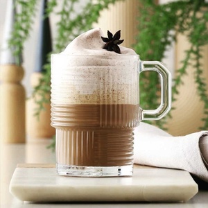 <span class=keywords><strong>Verre</strong></span> Highball <span class=keywords><strong>LAV</strong></span> Original 8oz 14oz 18oz, Mug à Boissons Empilable Rayé Turc pour Bière Whisky Lait Jus Café, Luxe Professionnel - Product Image 4