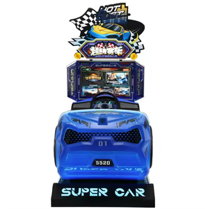 Máquina de Juegos de Carreras Life Fun LFA009, Pantalla LCD HD de 26 Pulgadas, Funciona con Monedas, Azul/Rojo, Superventas - Product Image 1