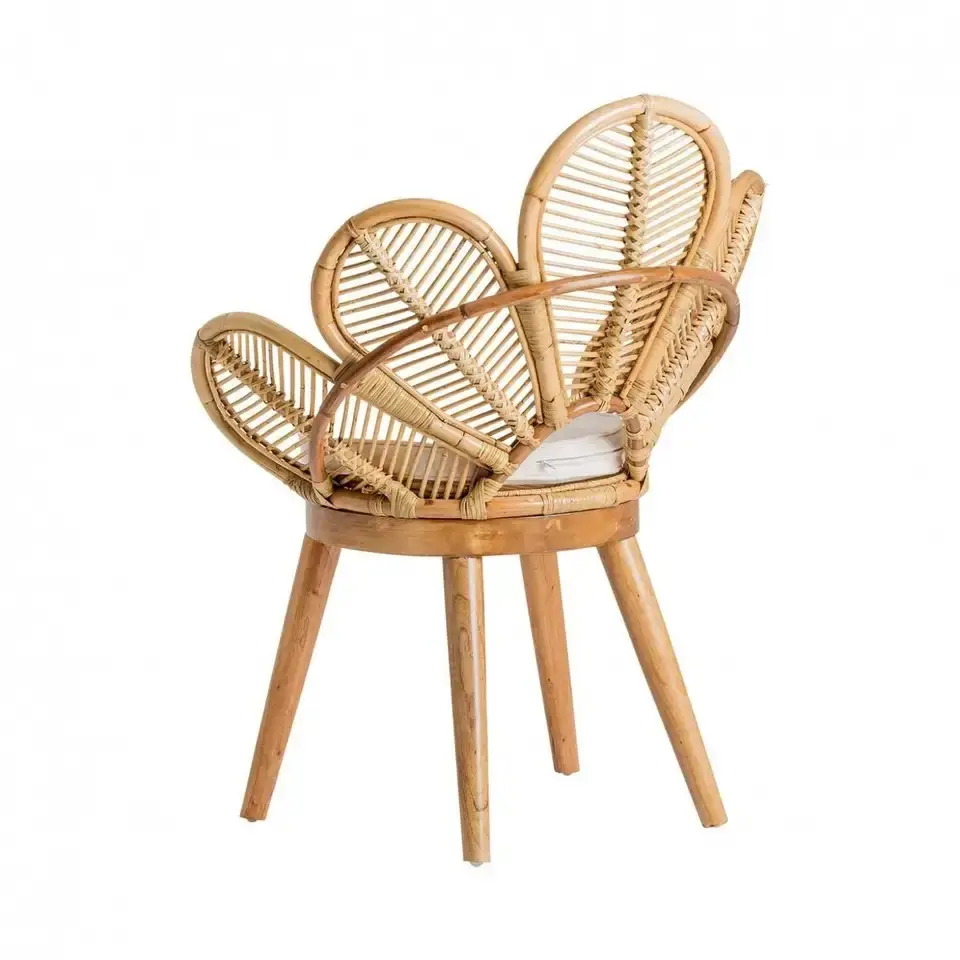 Rattan flower chair - CH001 Handmade rattan garden chair for garden swing chair, outdoor furniture